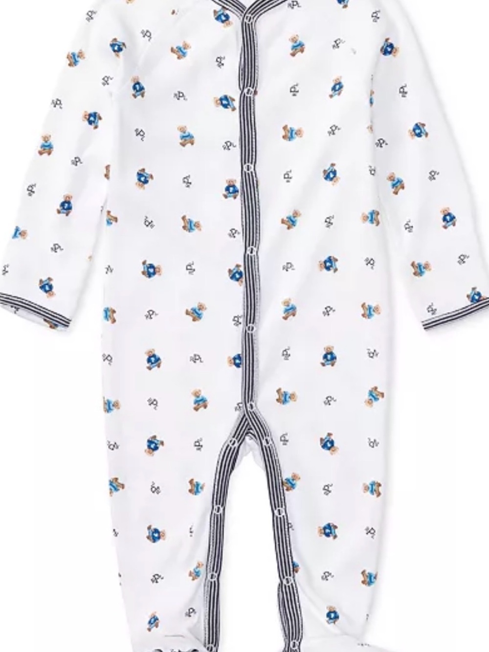 Polo Ralph Lauren Baby Boys Bear Cotton Footed Coverall 50%OFF SEND OFFER